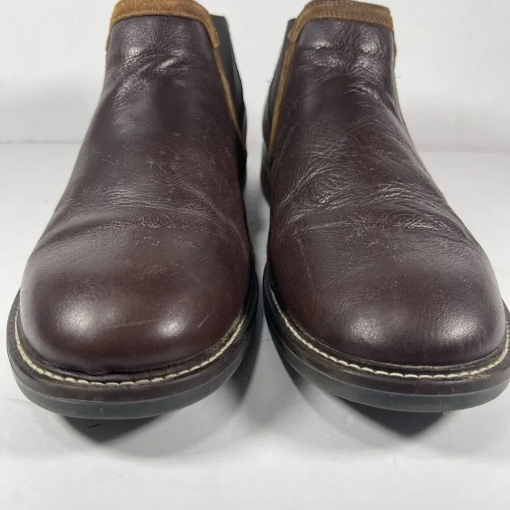 Naot Men's Leather Slip-On Chelsea Boots - Brown - Size EU 45 / US 12